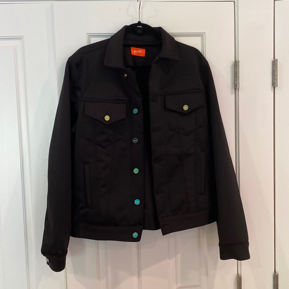 Bossi Sportswear Black Nylon Jacket